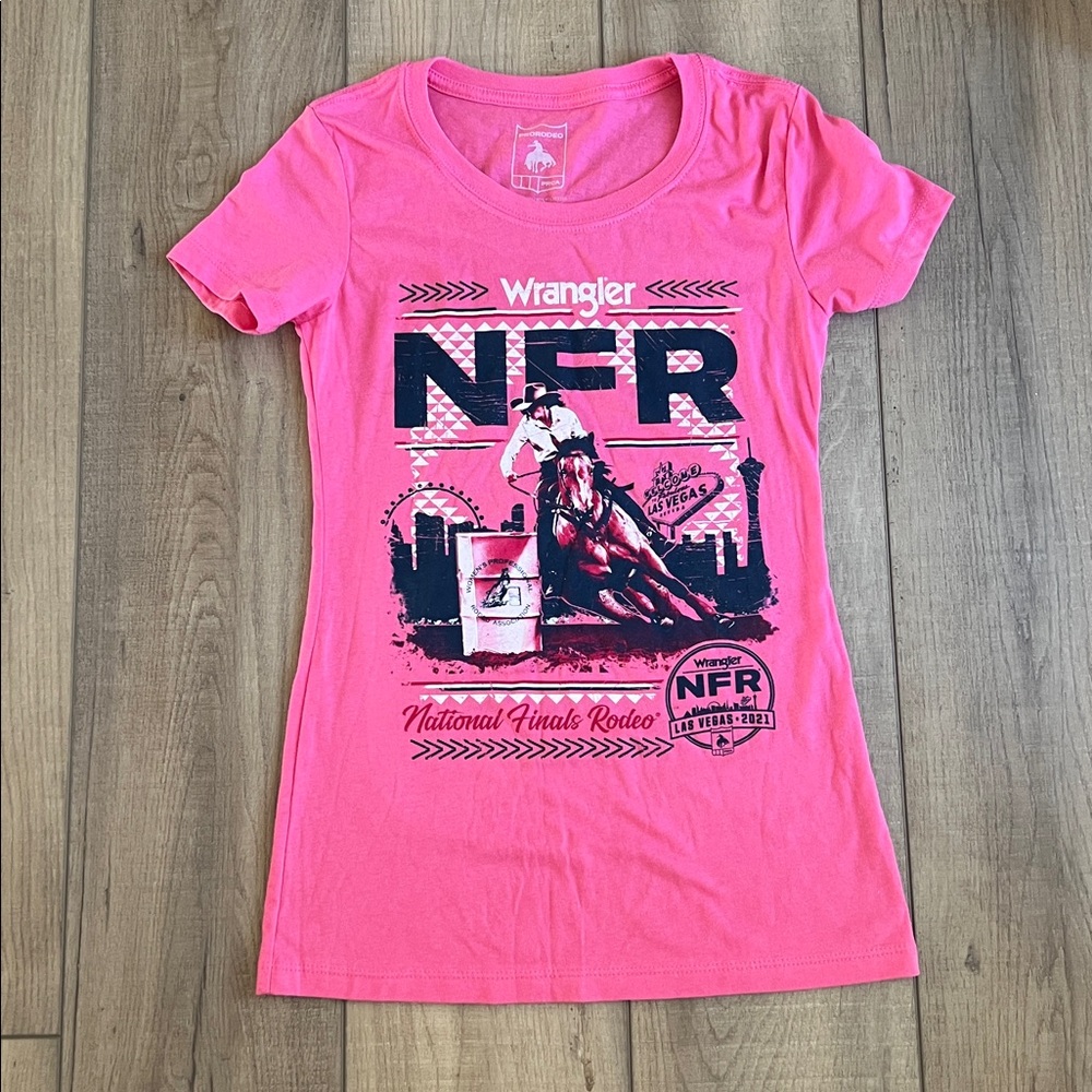 Wrangler Pink NFR Graphic Tee